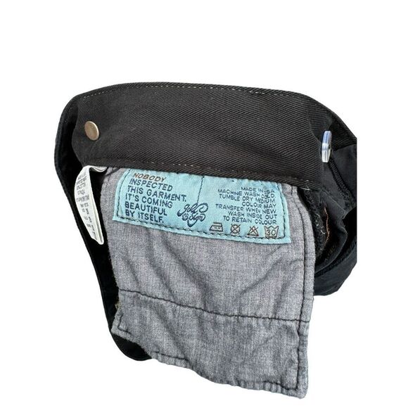 Gold Sign Virtue Navy Women Shorts Size 28 - Picture 9 of 10